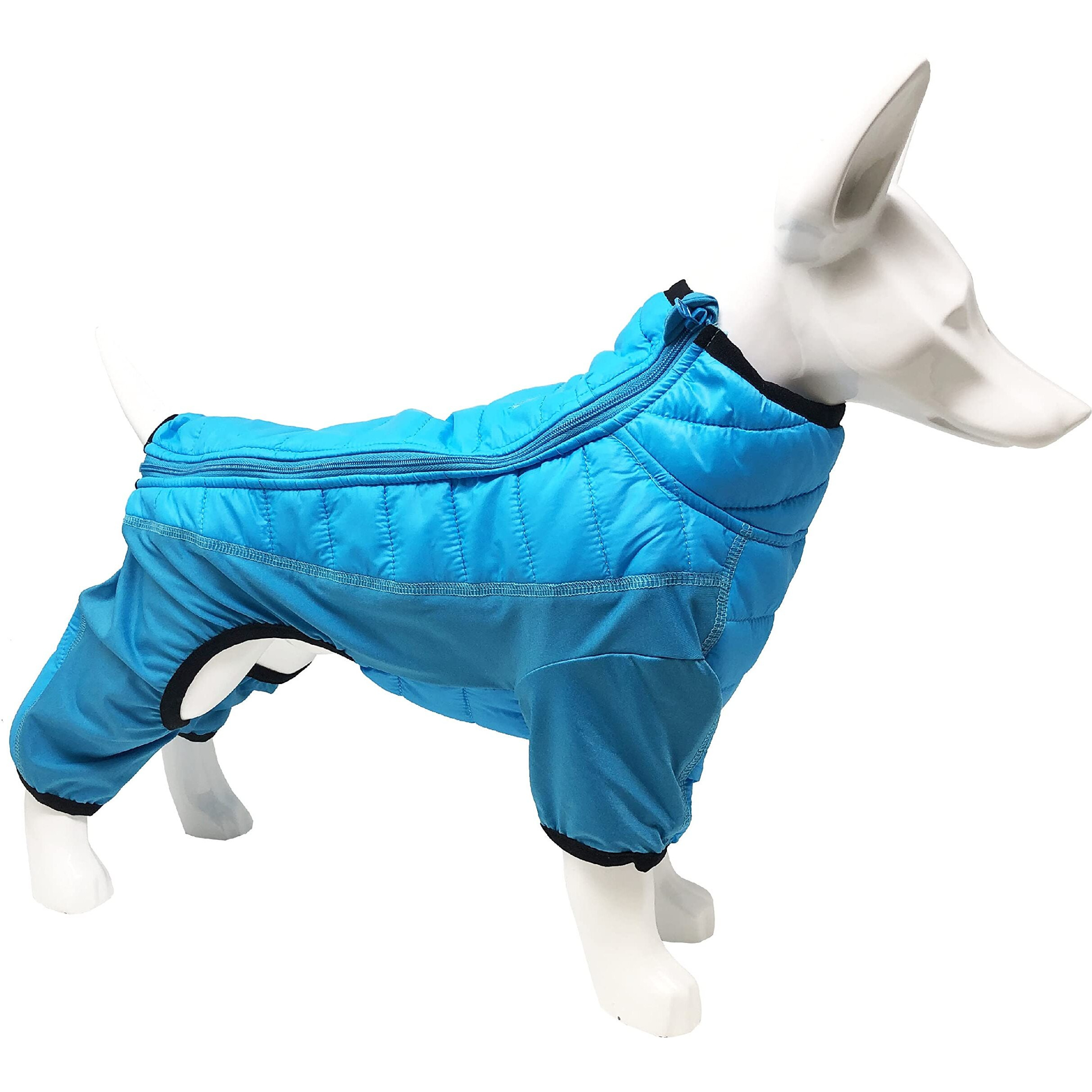 Pet Life  'Aura-Vent' Lightweight 4-Season Stretch and Quick-Dry Full Body Dog Jacket(D0102HAXR7G.)