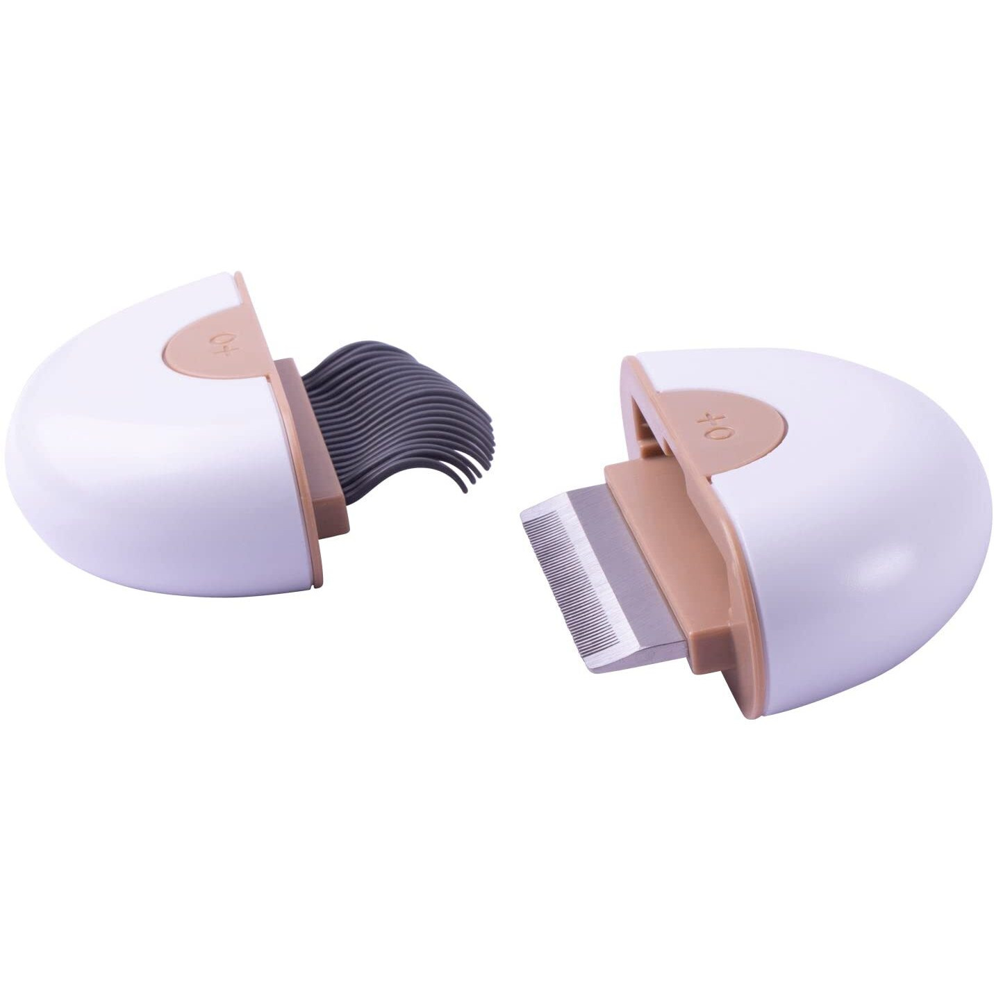 Pet Life  'LYNX' 2-in-1 Travel Connecting Grooming Pet Comb and Deshedder(D0102HAX2X7.)