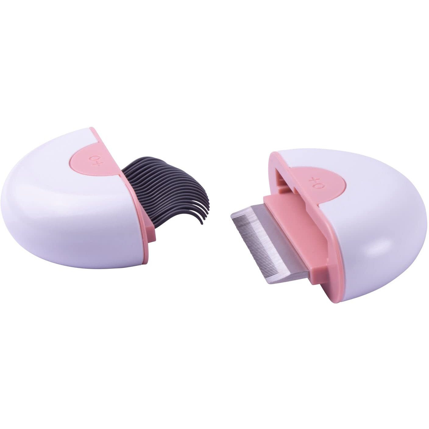 Pet Life  'LYNX' 2-in-1 Travel Connecting Grooming Pet Comb and Deshedder(D0102HAX2XY.)