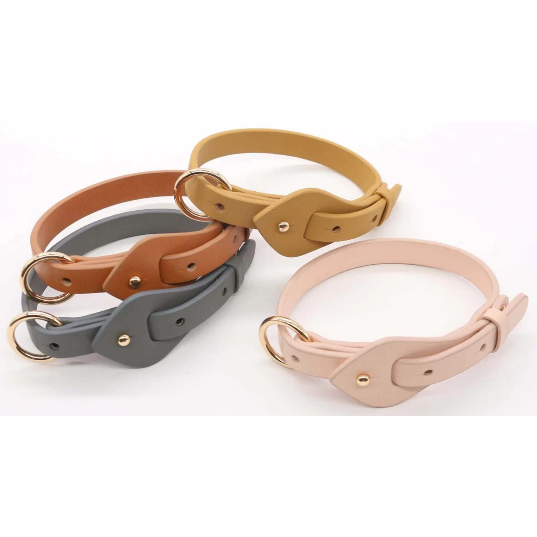 Pet Life  'Ever-Craft' Boutique Series Adjustable Designer Leather Dog Collar(D0102HAXAUV.)