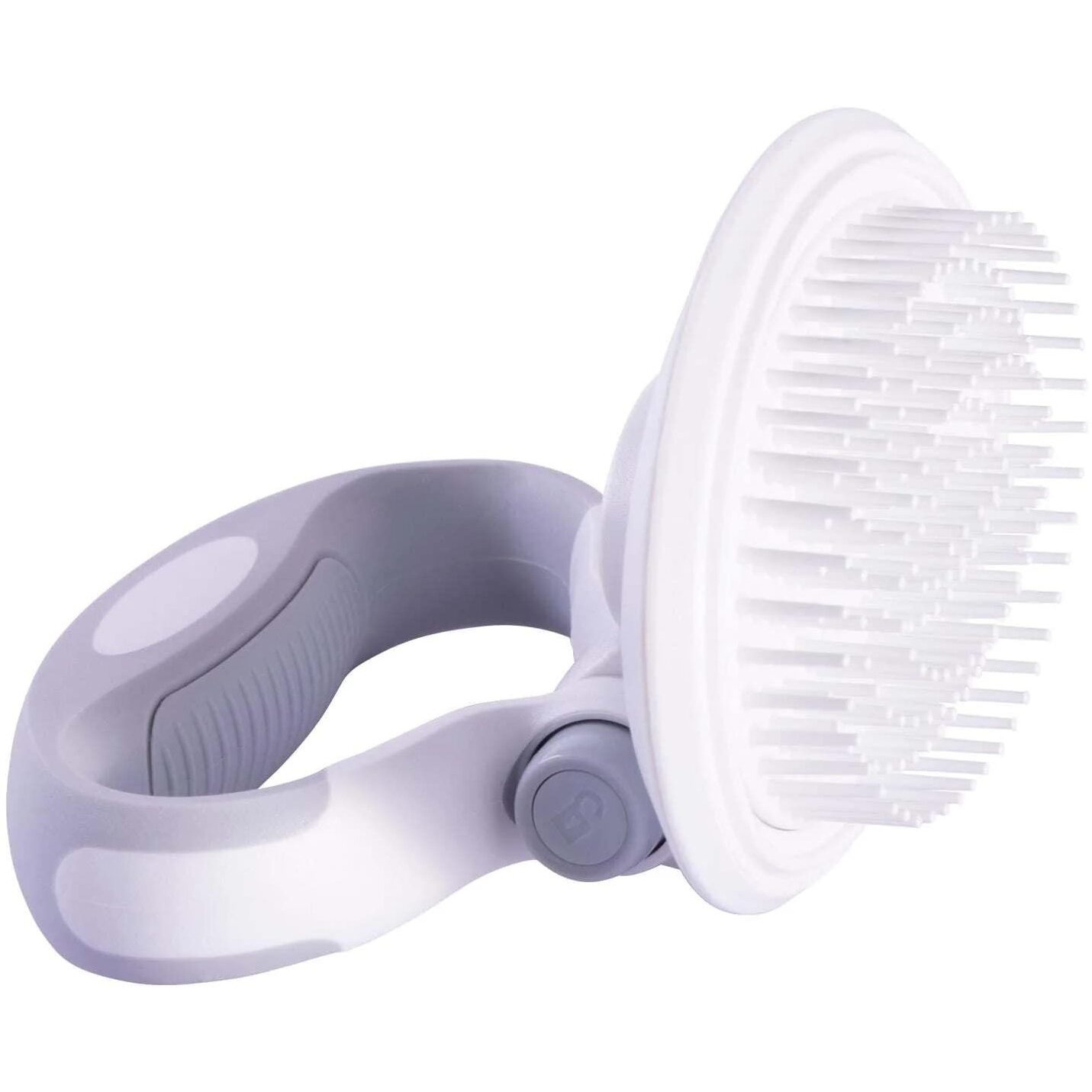 Pet Life  'Gyrater' Swivel Travel Soft Grooming Pet Pin Brush(D0102HAX2ZG.)