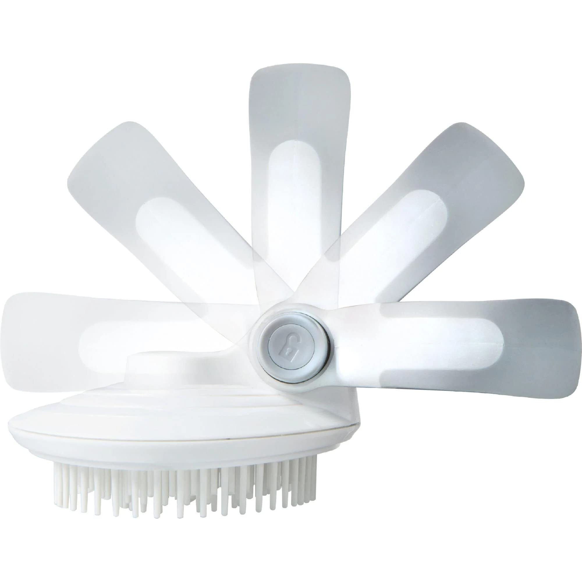 Pet Life  'Gyrater' Swivel Travel Soft Grooming Pet Pin Brush(D0102HAX2ZG.)