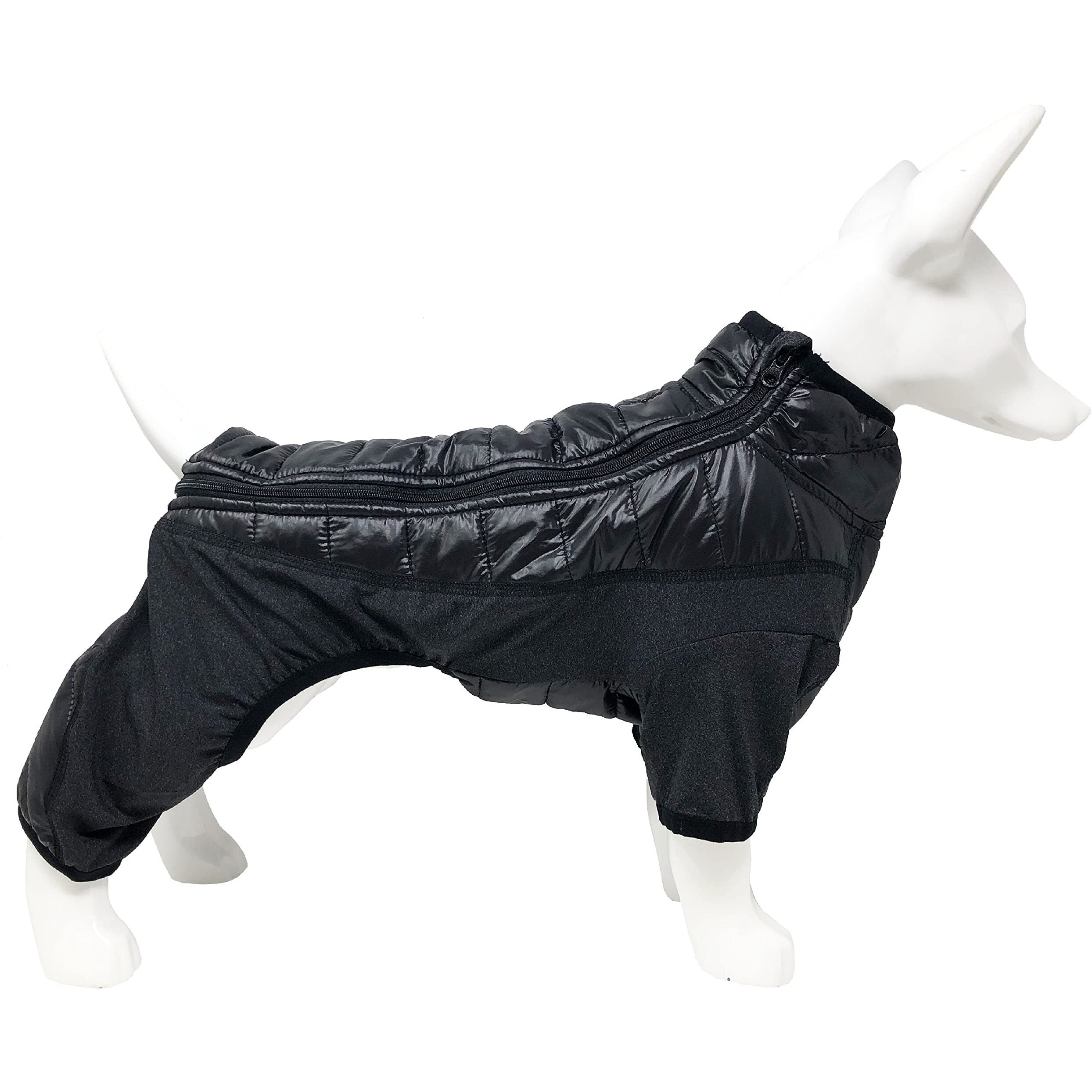 Pet Life  'Aura-Vent' Lightweight 4-Season Stretch and Quick-Dry Full Body Dog Jacket(D0102HAXRHY.)