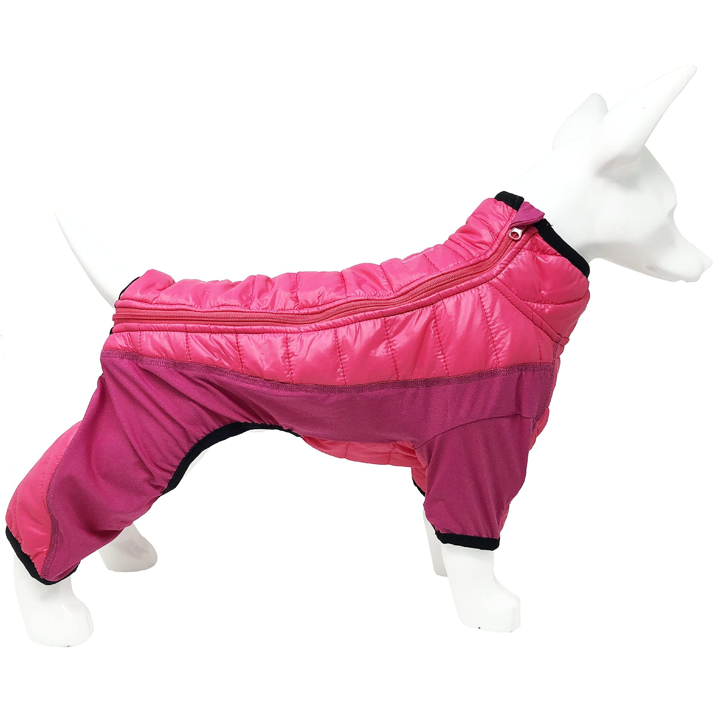 Pet Life  'Aura-Vent' Lightweight 4-Season Stretch and Quick-Dry Full Body Dog Jacket(D0102HAXRRU.)