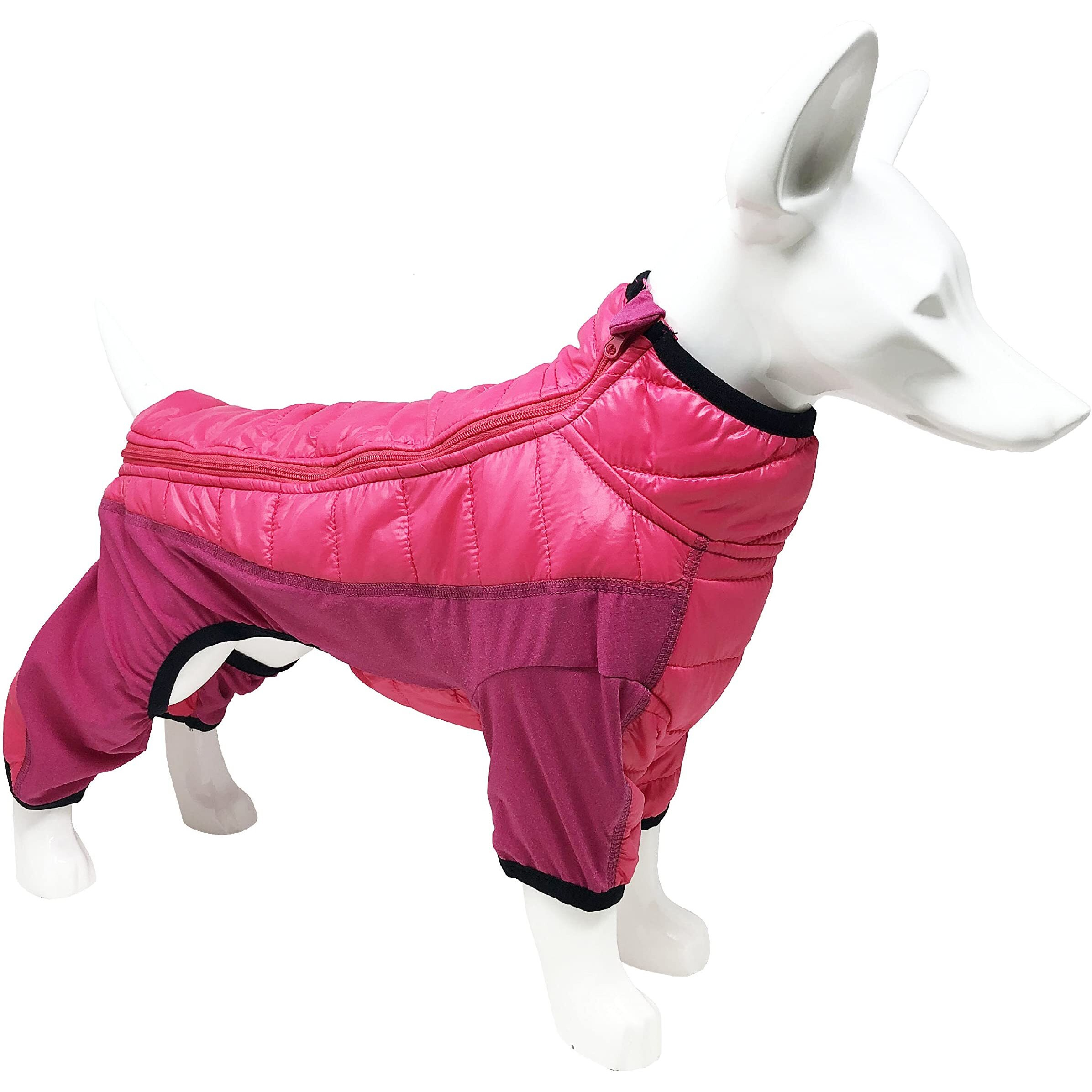 Pet Life  'Aura-Vent' Lightweight 4-Season Stretch and Quick-Dry Full Body Dog Jacket(D0102HAXRRU.)