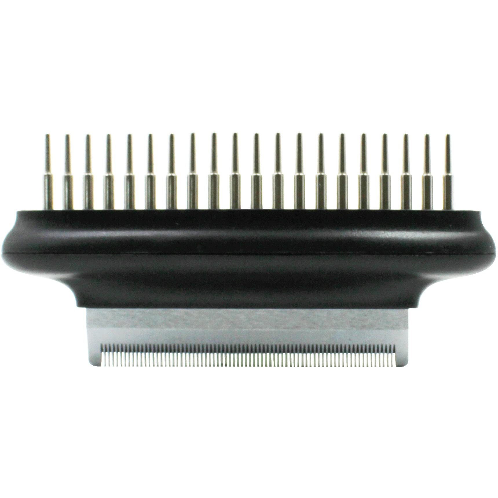 Pet Life  Flex Series 2-in-1 Dual-Sided Grooming Undercoat Pet Rake and Deshedder(D0102HAX2LA.)