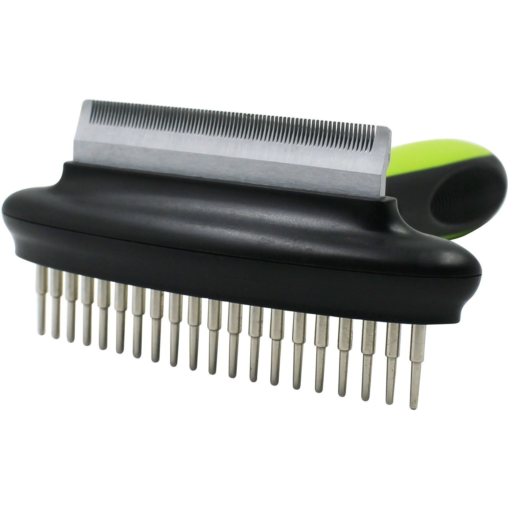 Pet Life  Flex Series 2-in-1 Dual-Sided Grooming Undercoat Pet Rake and Deshedder(D0102HAX2QU.)