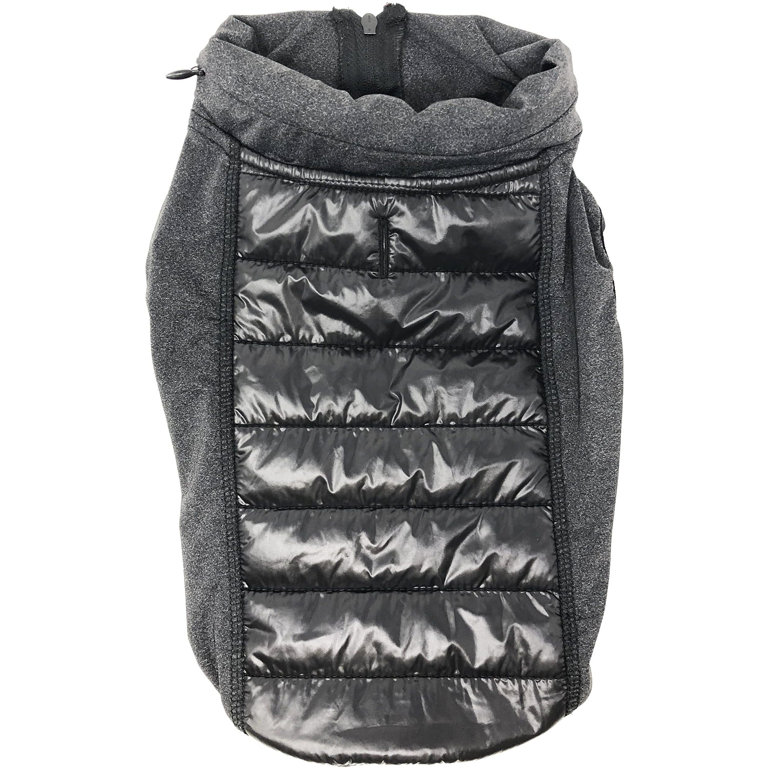 Pet Life  'Apex' Lightweight Hybrid 4-Season Stretch and Quick-Dry Dog Coat w/ Pop out Hood(D0102HAXRS7.)