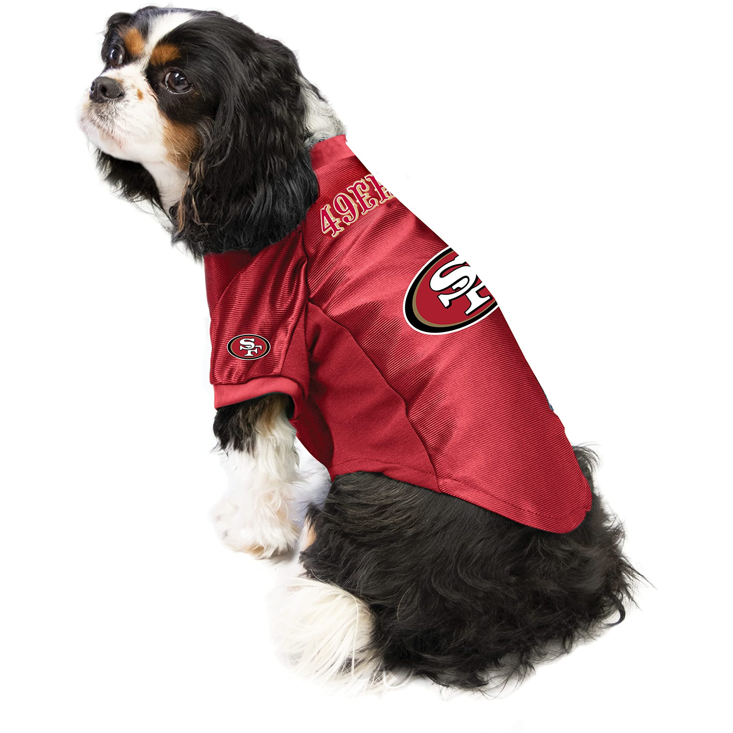 San Francisco 49ers Pet Jersey Stretch Size XL