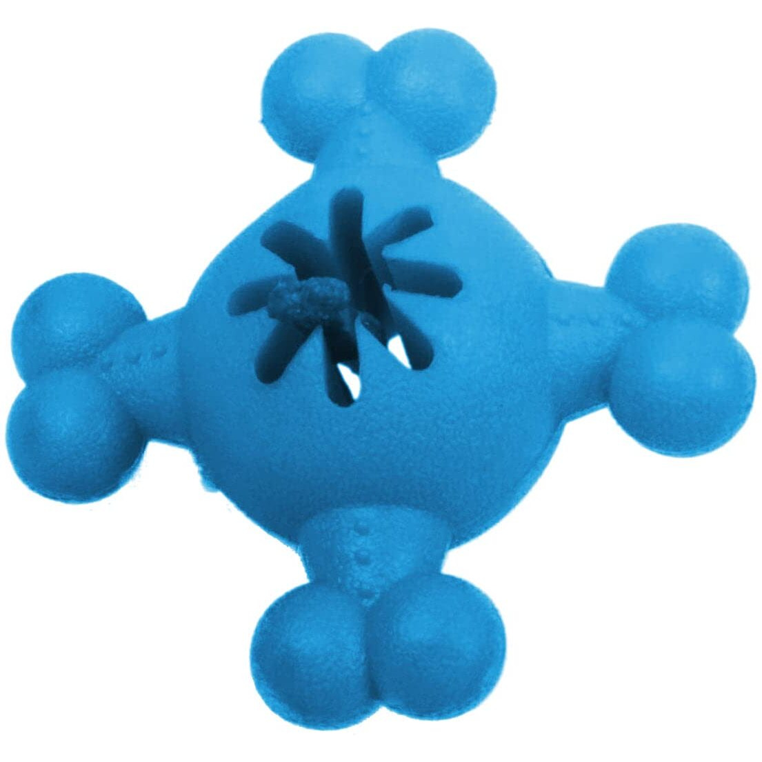 Pet Life  'Quadra-Bone' TPR Treat Dispensing Durable Dog Toy(D0102HAXIH7.)