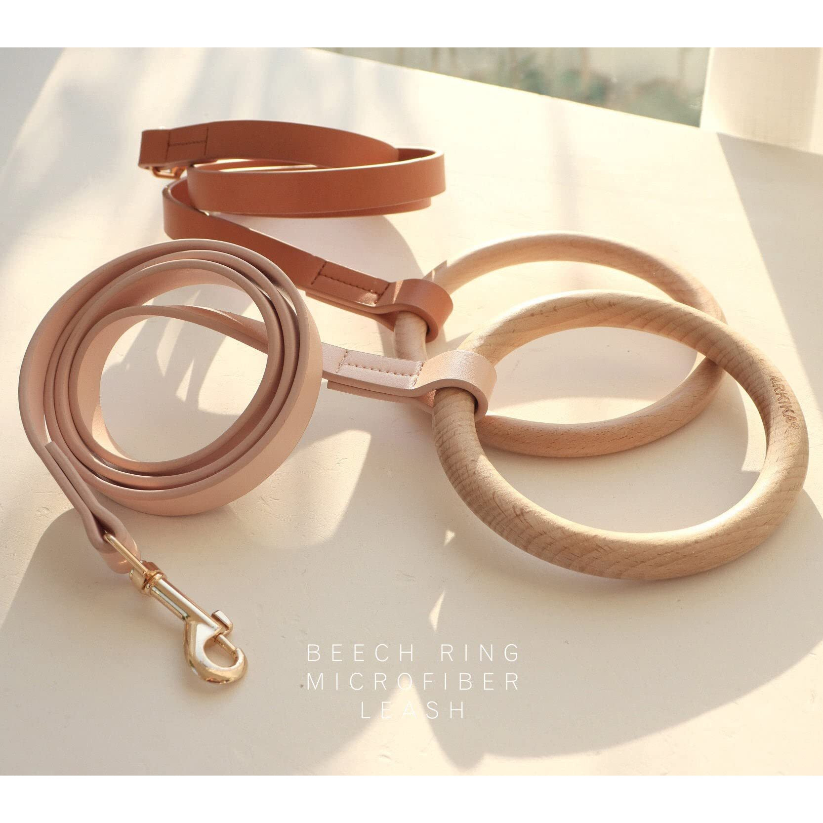 Pet Life  'Ever-Craft' Boutique Series Beechwood and Leather Designer Dog Leash(D0102HAXSCY.)