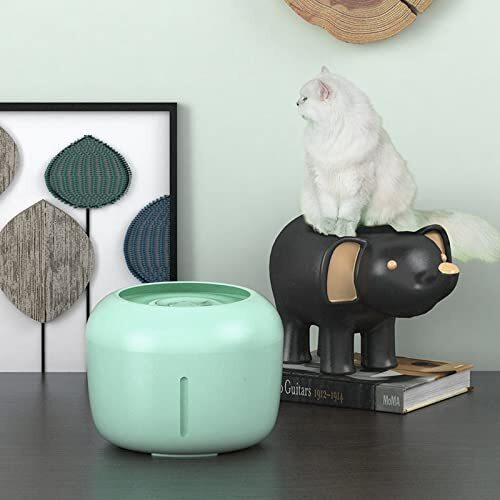 Pet Life  'Moda-Pure' Ultra-Quiet Filtered Dog and Cat Fountain Waterer(D0102HAXITA.)
