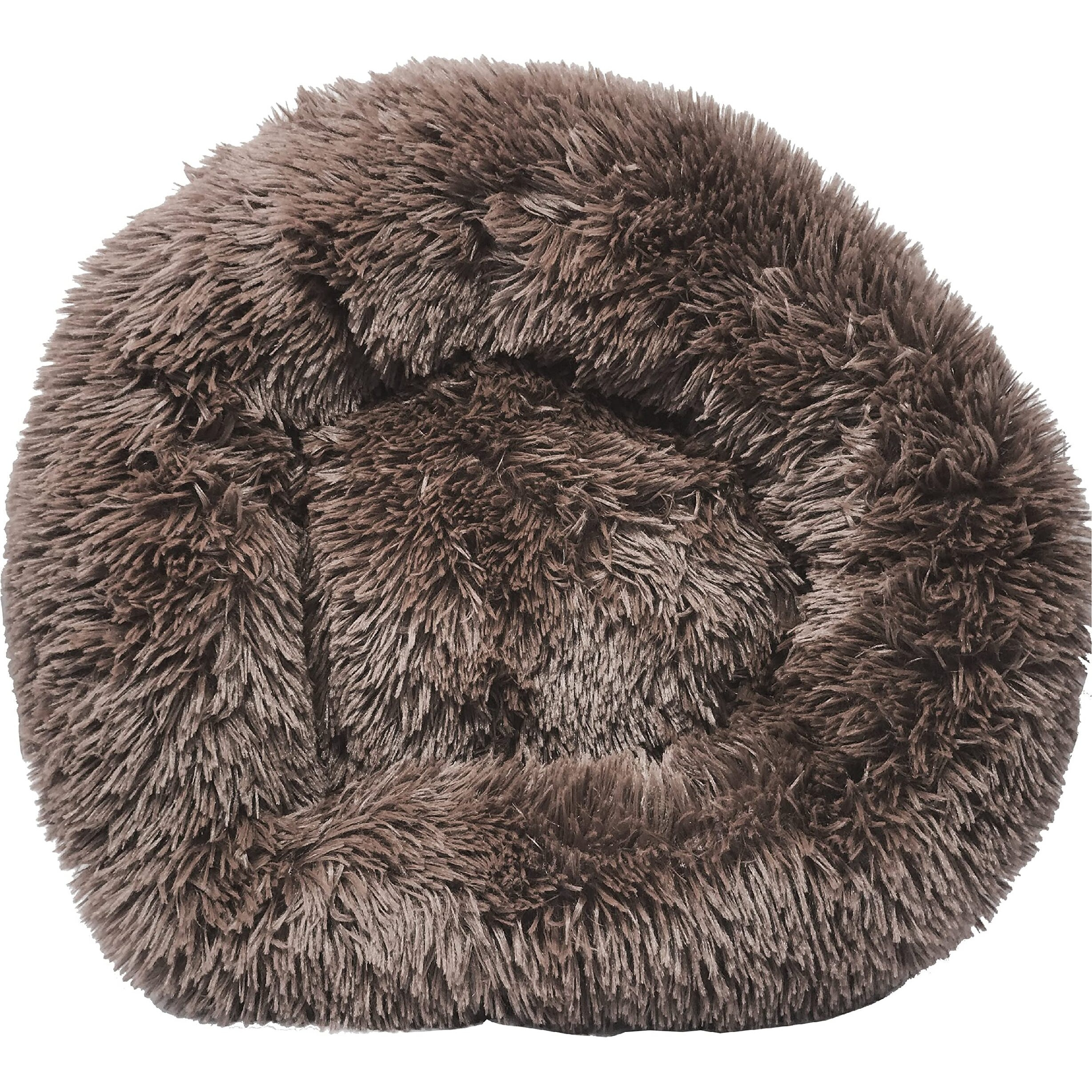 Pet Life  'Nestler' High-Grade Plush and Soft Rounded Dog Bed(D0102HAX91A.)