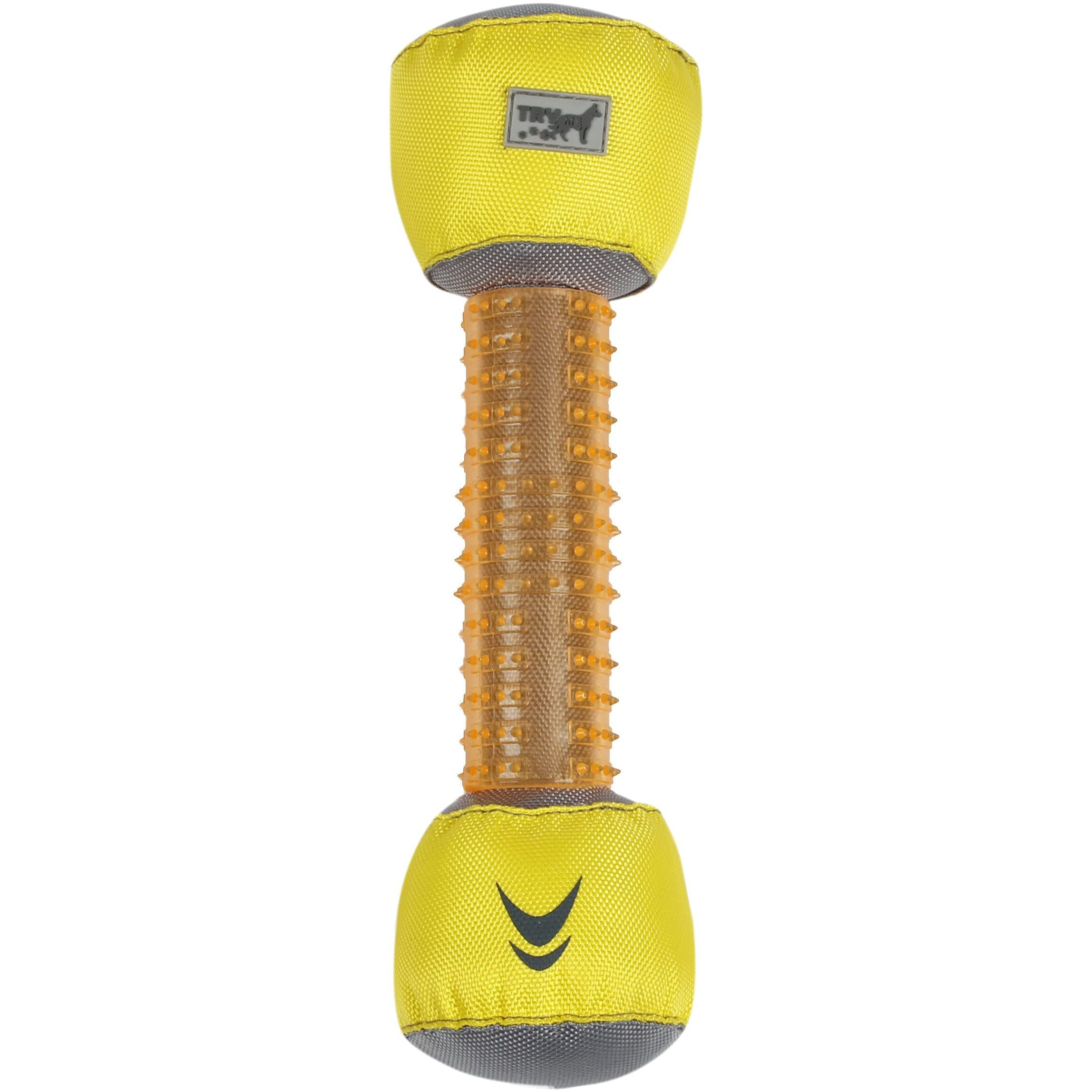 Pet Life  'Hoist-a-Fetch' Durable Nylon and Rubber Floating Dental Fetch Dog Toy(D0102HAXISG.)