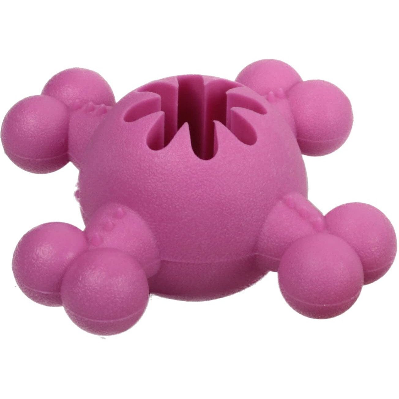 Pet Life  'Quadra-Bone' TPR Treat Dispensing Durable Dog Toy(D0102HAX93V.)
