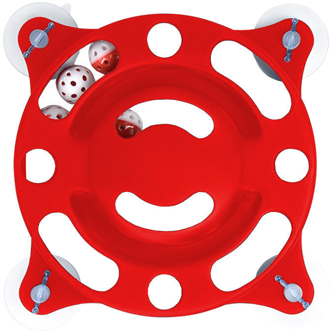 Pet Life  'sticky-Swipe' Interactive Suction Cup Kitty Cat Toy(D0102HAXIC7.)