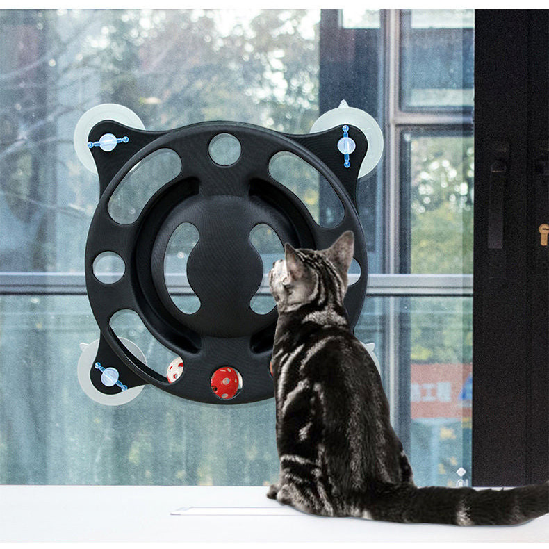 Pet Life  'sticky-Swipe' Interactive Suction Cup Kitty Cat Toy(D0102HAXIC7.)