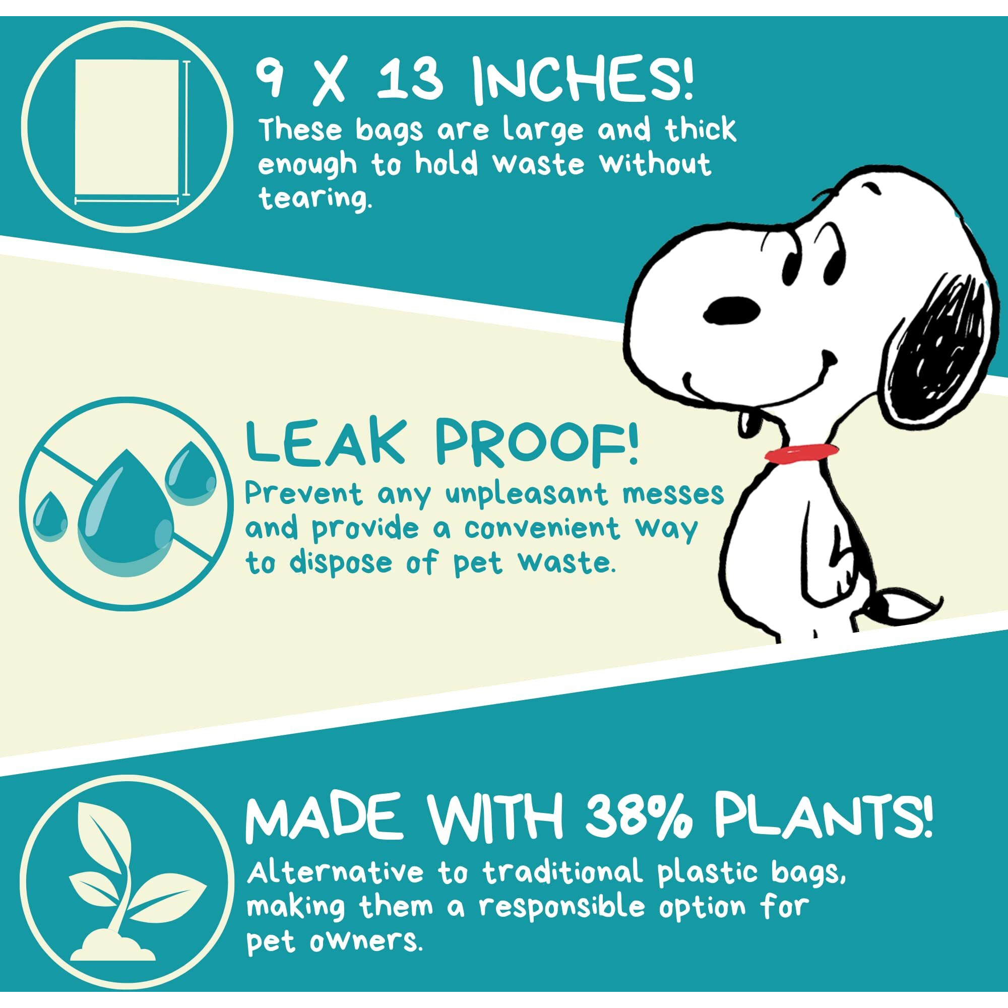 USDA Biobased Peanuts Leash Rolls (360 CT)