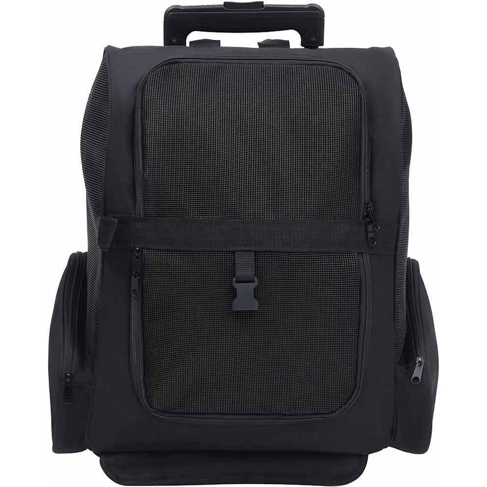 vidaXL Foldable Multipurpose Pet Trolley Black
