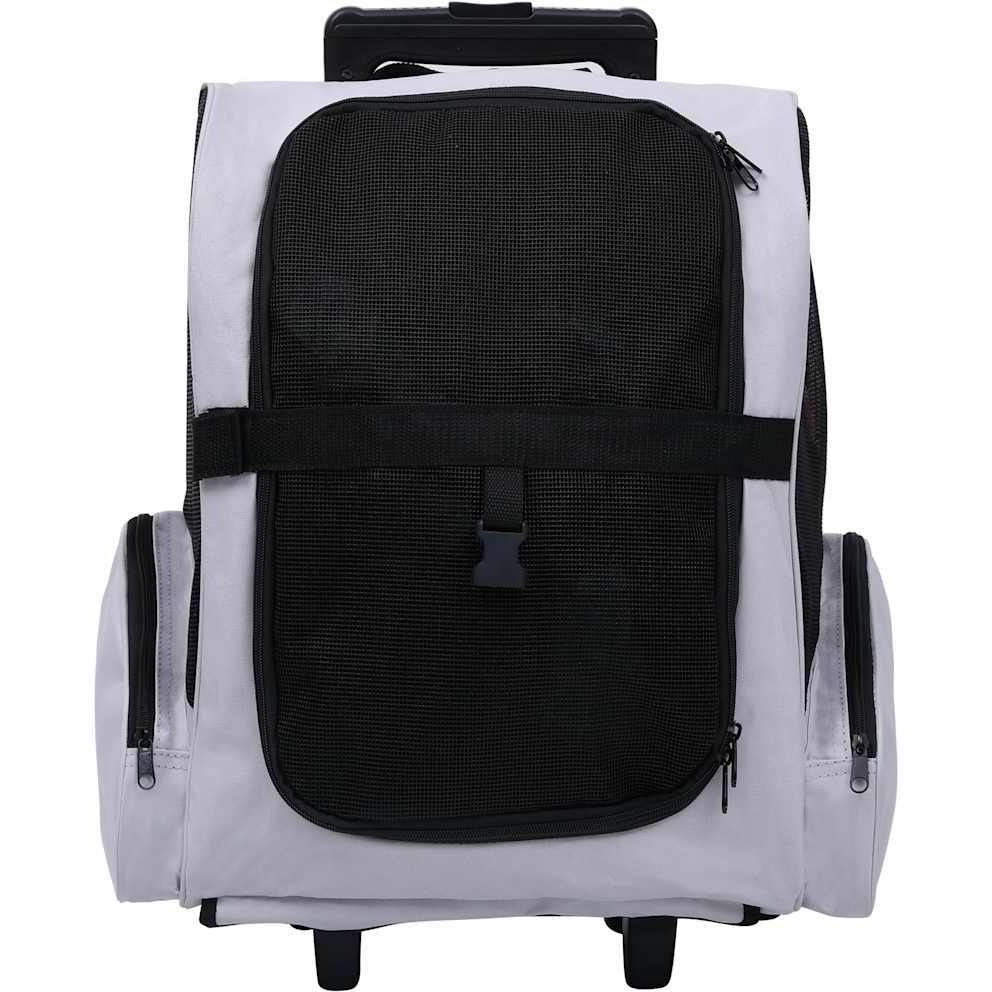 vidaXL Foldable Multipurpose Pet Trolley Gray