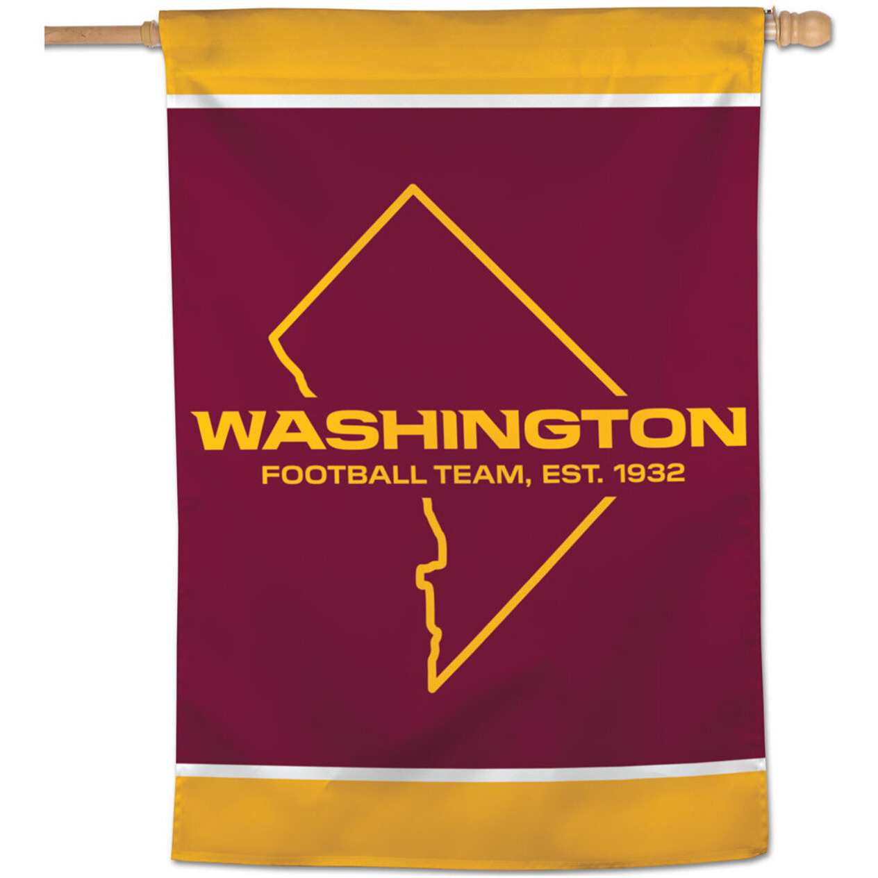 Washington Football Team Banner 28x40 Vertical