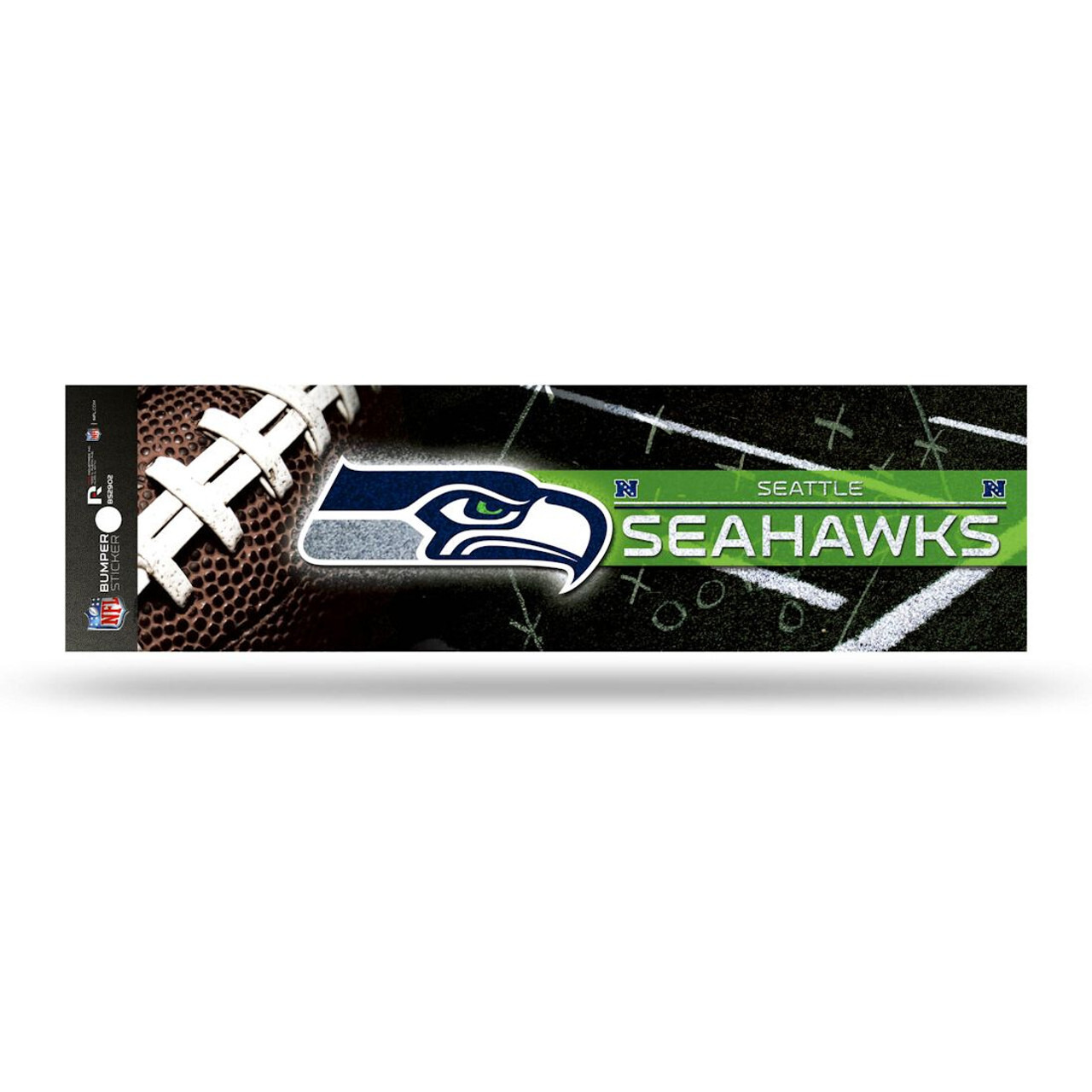 Seattle Seahawks Decal Bumper Sticker Glitter