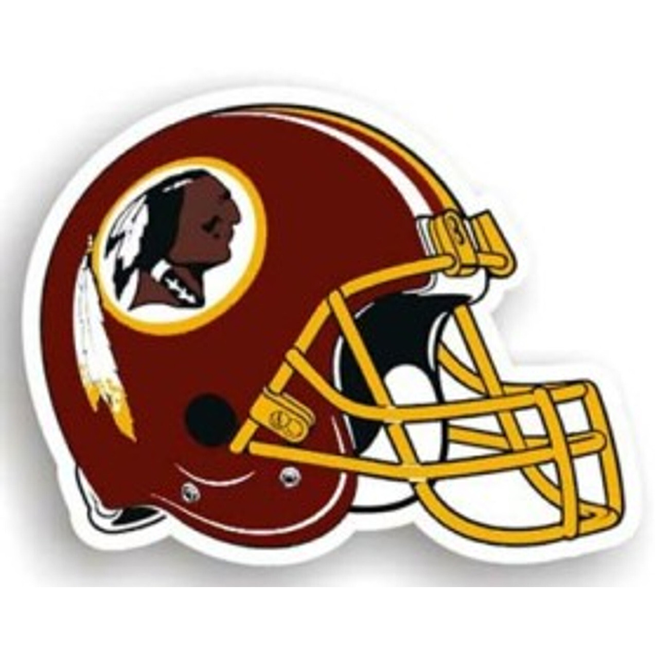 Washington Redskins Magnet Car Style 12 Inch Helmet Design CO