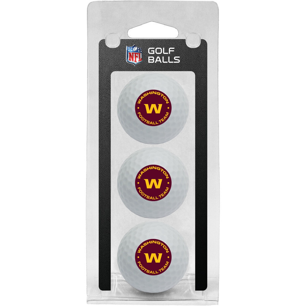 Washington Football Team Golf Balls 3 Pack