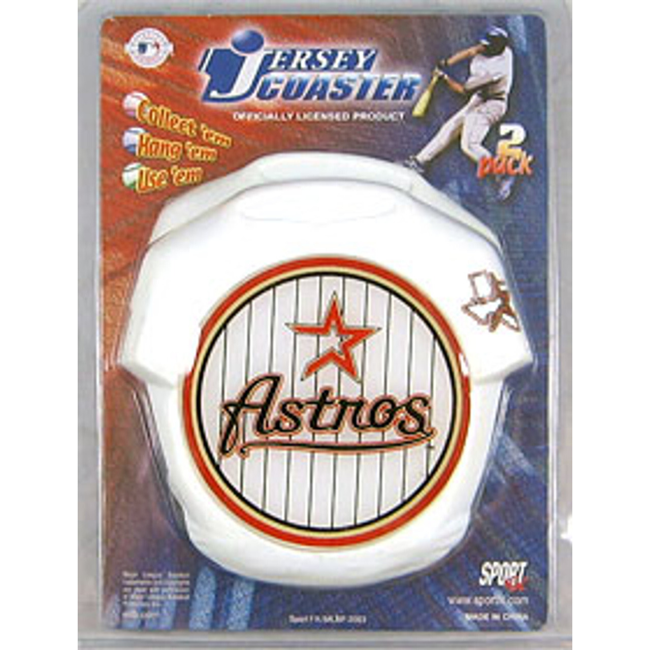 Houston Astros Coaster Set Jersey Style CO