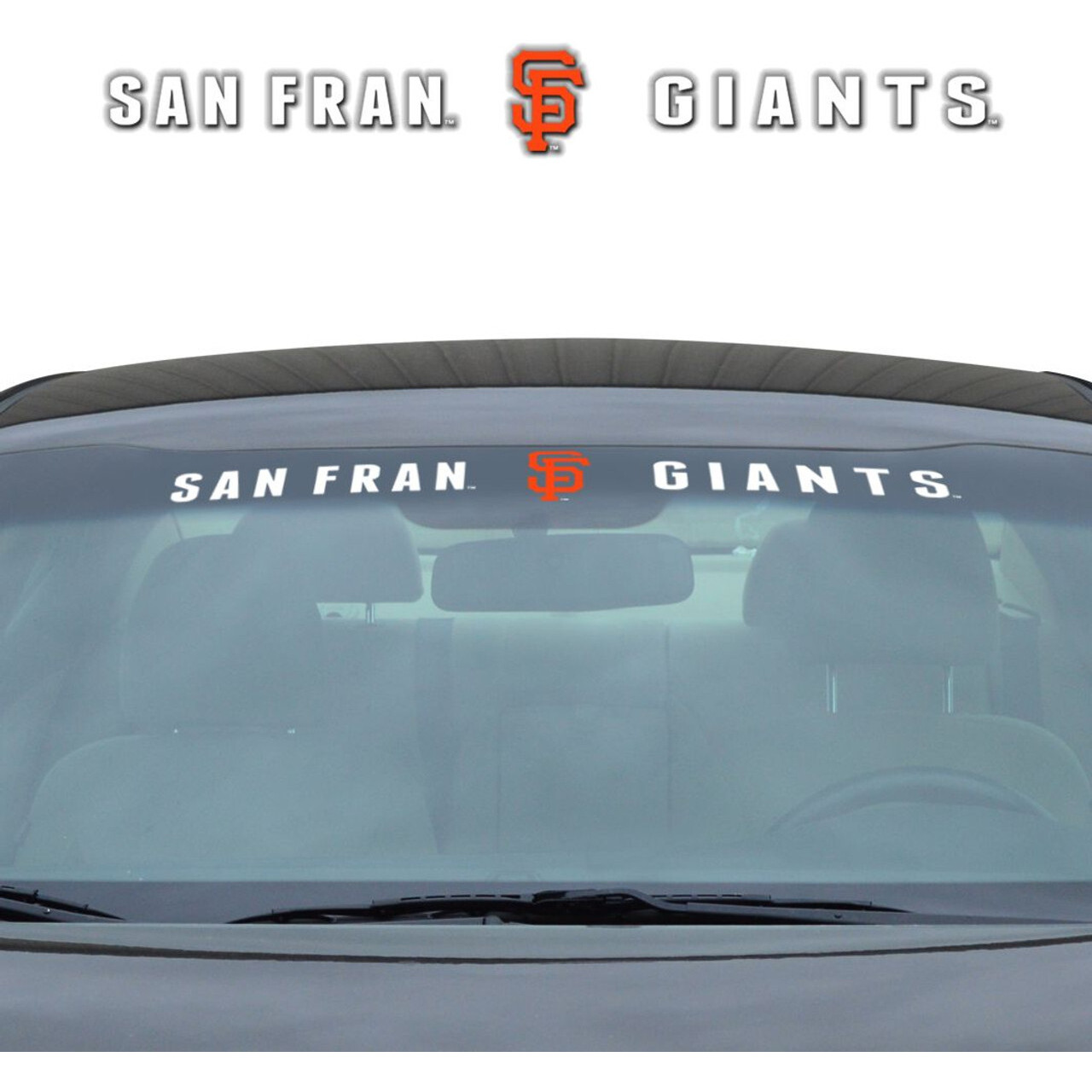 San Francisco Giants Decal 35x4 Windshield