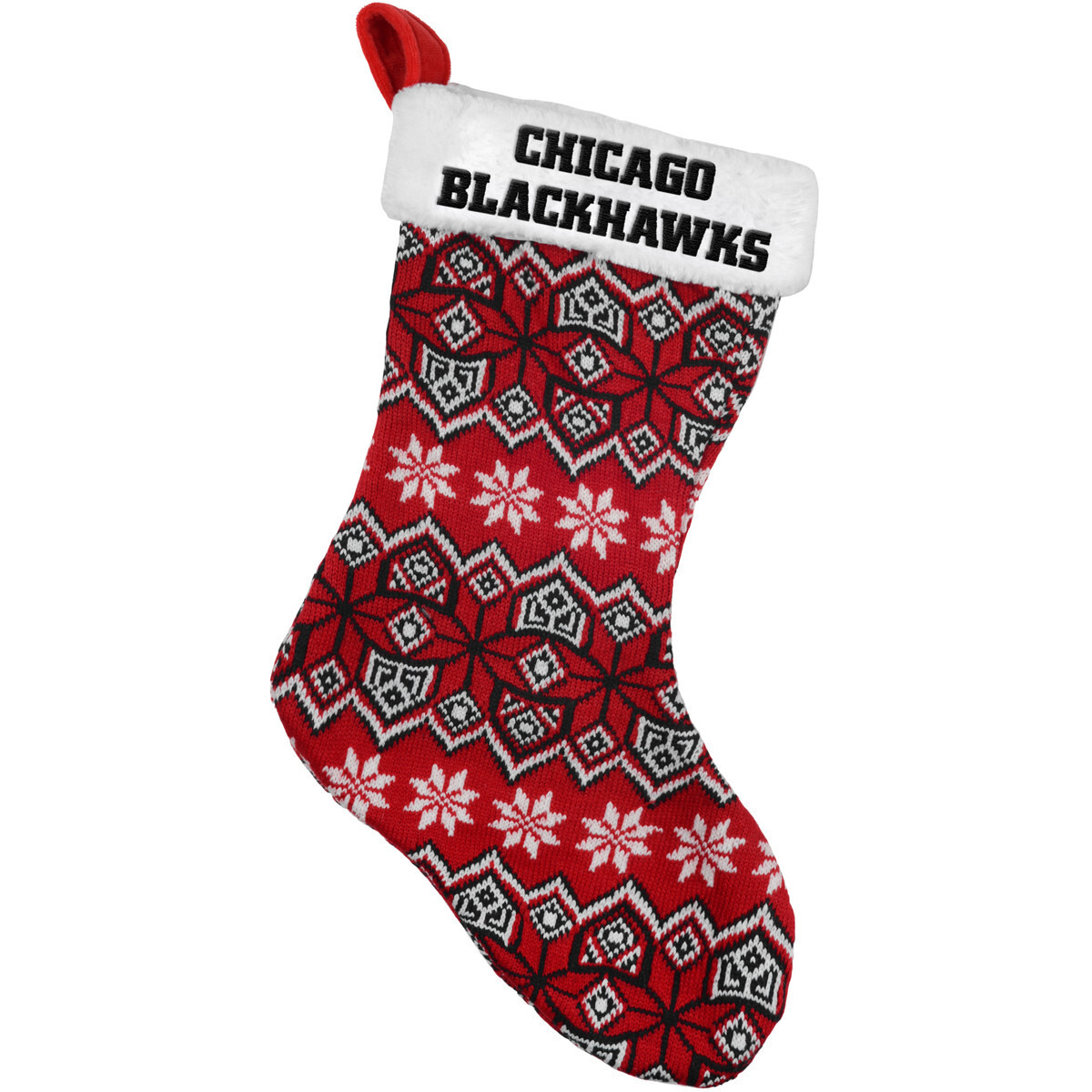 Chicago Blackhawks Knit Holiday Stocking - 2015