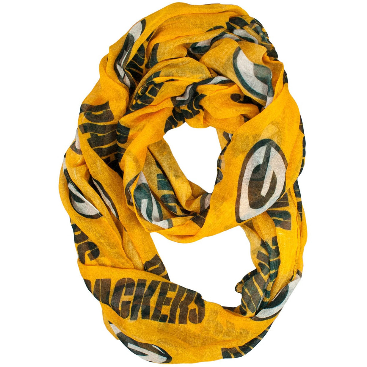 Green Bay Packers Infinity Scarf - Alternate