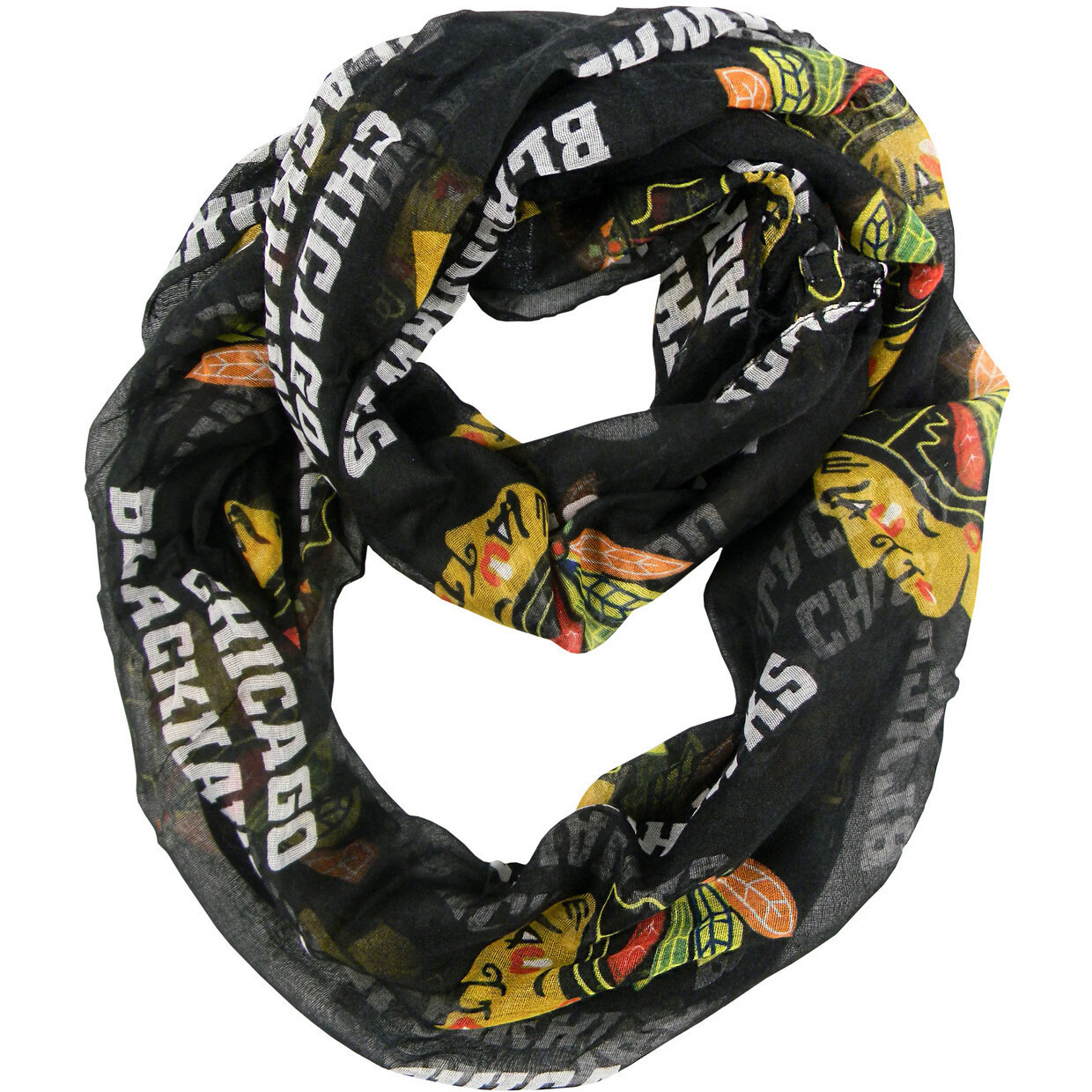 Chicago Blackhawks Infinity Scarf - Alternate
