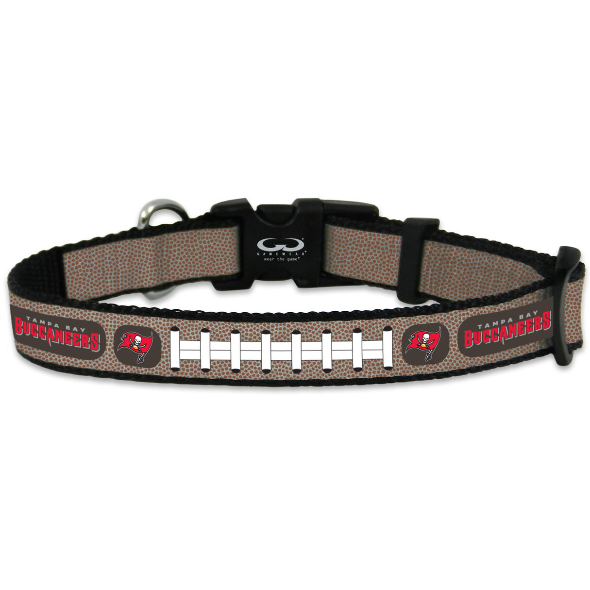 Tampa Bay Buccaneers Pet Collar Reflective Football Size Toy CO