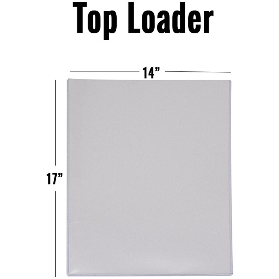 Toploader - 14x17 - (10 per pack)
