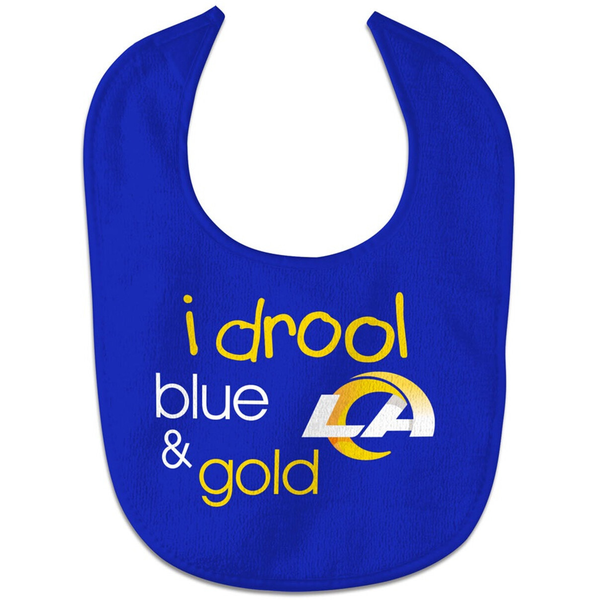 Los Angeles Rams Baby Bib All Pro Style I Drool Design - Special Order