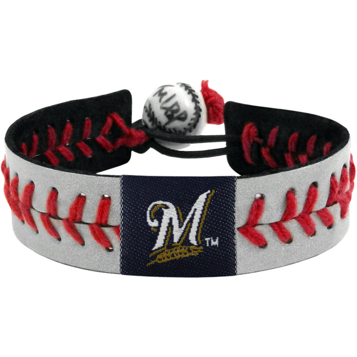 Milwaukee Brewers Bracelet Reflective Baseball CO