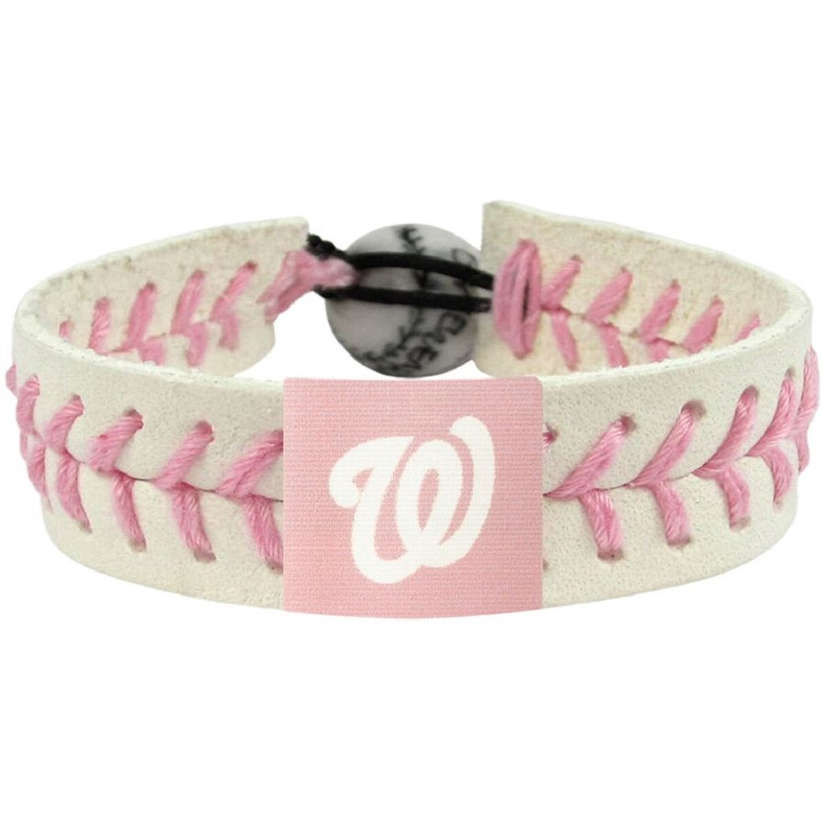 Washington Nationals Bracelet Baseball Pink Alternate CO