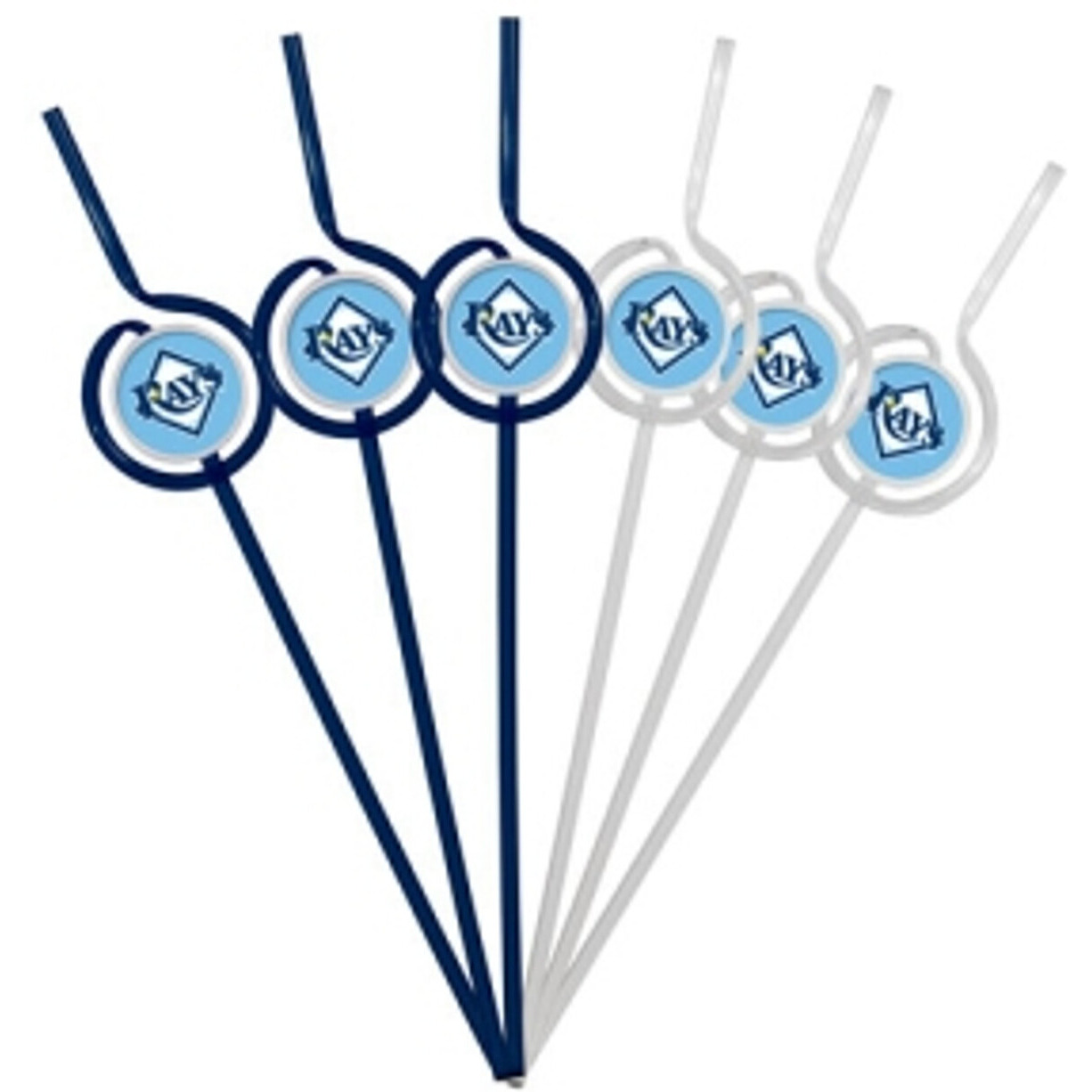 Tampa Bay Rays Team Sipper Straws CO
