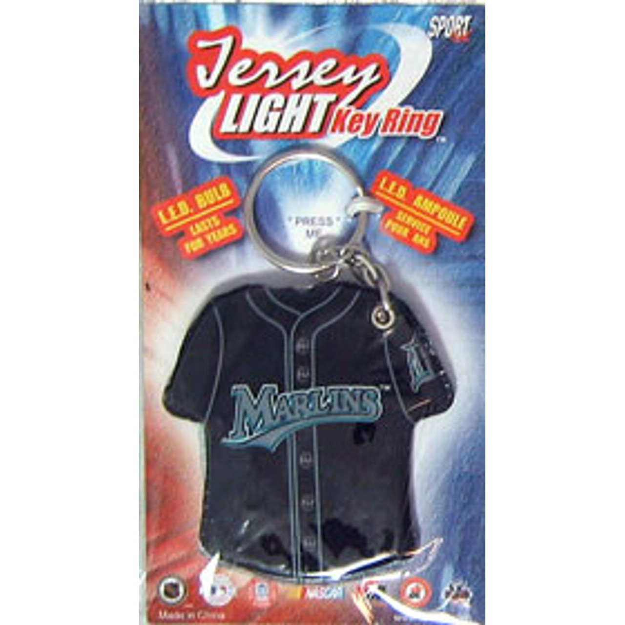 Florida Marlins Keychain Jersey Keylight CO