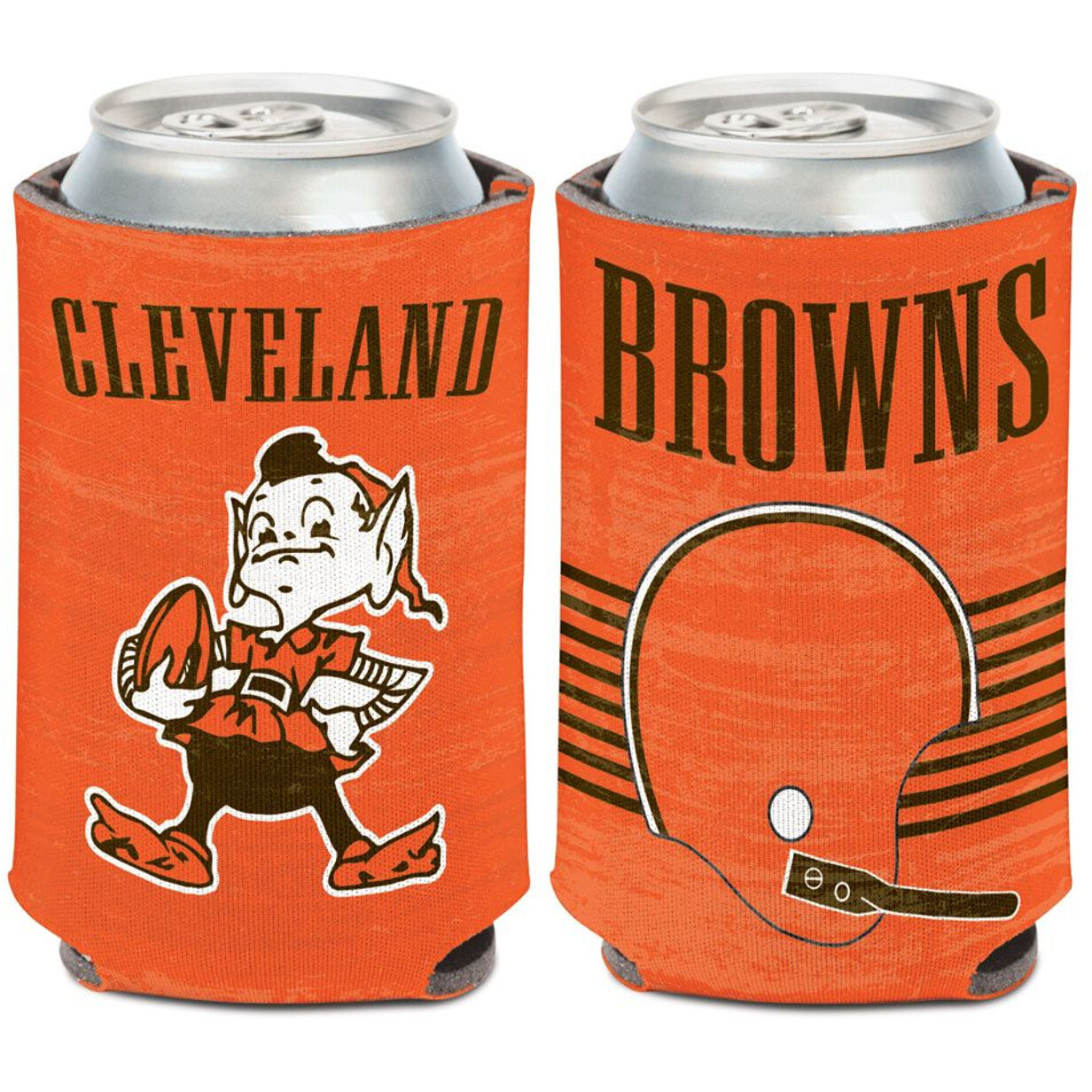 Cleveland Browns Can Cooler 12oz Retro Design