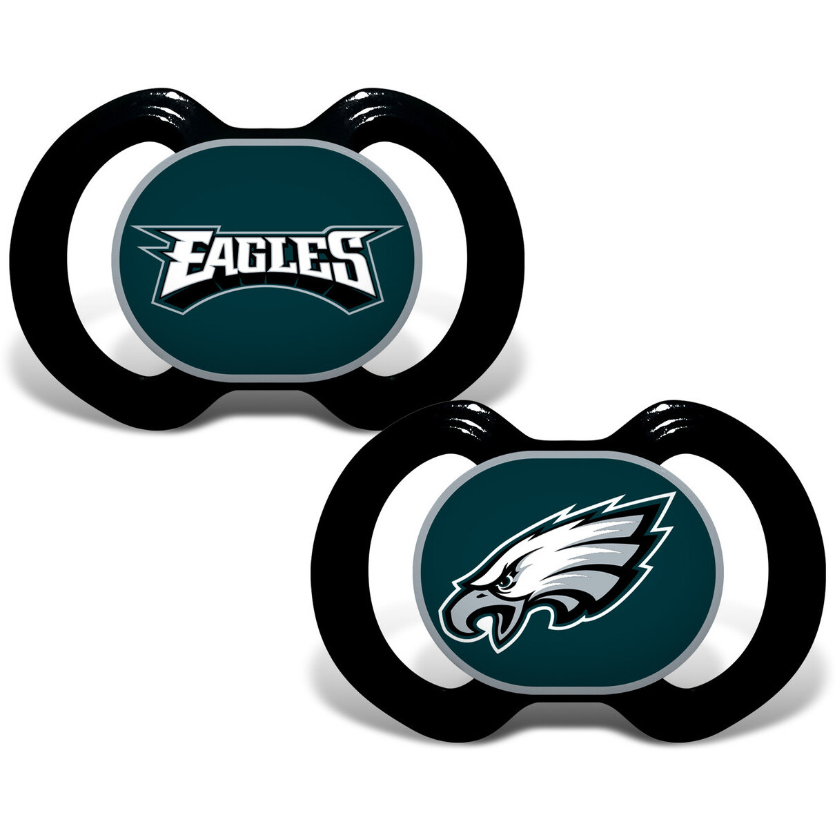 Philadelphia Eagles Pacifier 2 Pack Alternate
