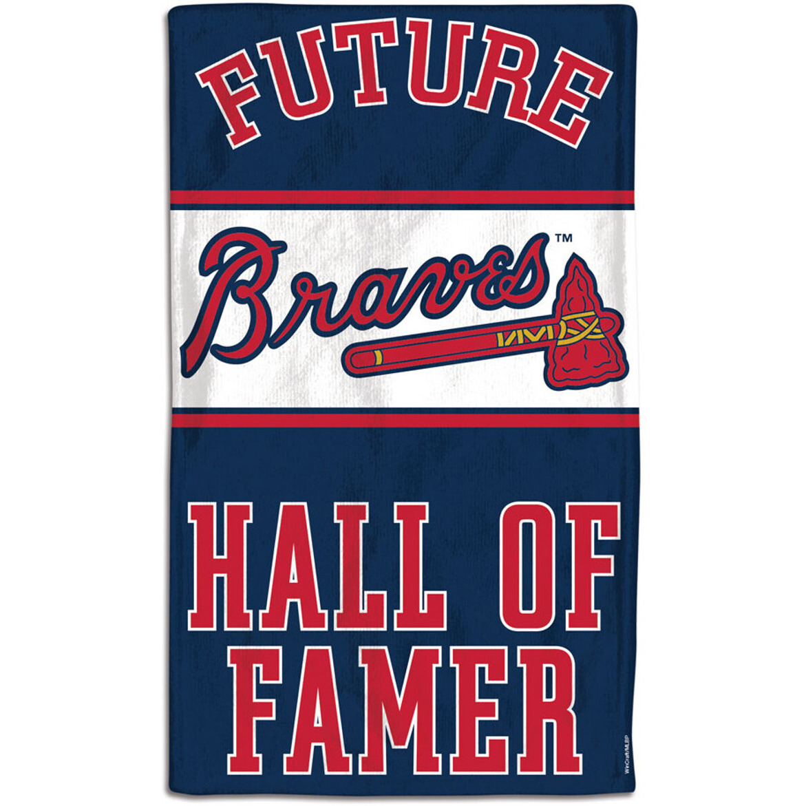 Atlanta Braves Baby Burp Cloth 10x17 Special Order