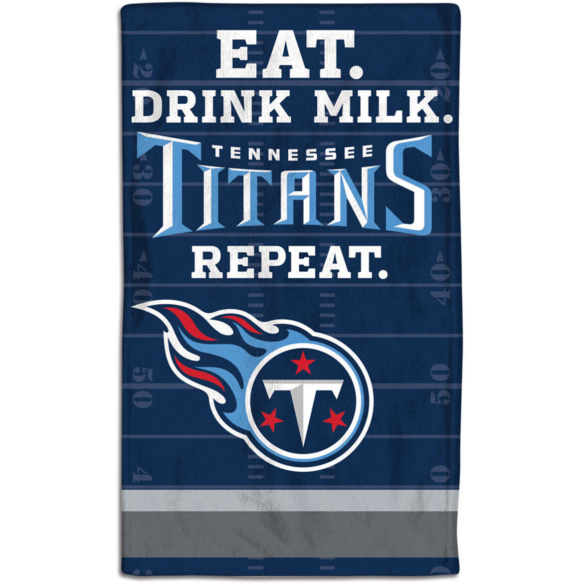 Tennessee Titans Baby Burp Cloth 10x17