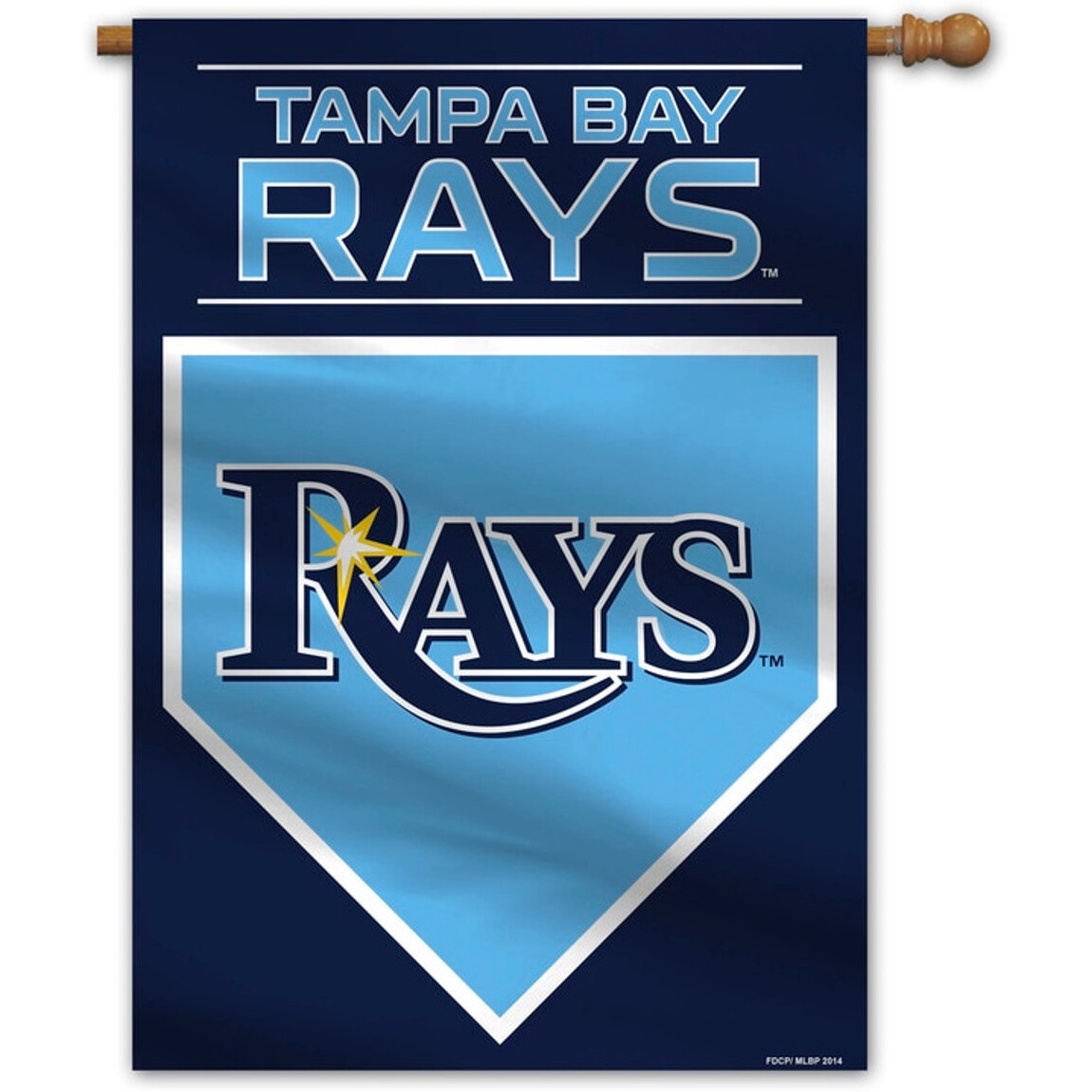 Tampa Bay Rays Banner 28x40 House Flag Style 2 Sided CO