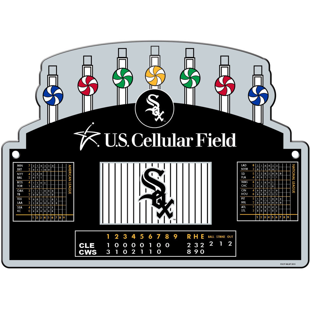 Chicago White Sox Sign 12x18 Plastic US Cellular Field CO