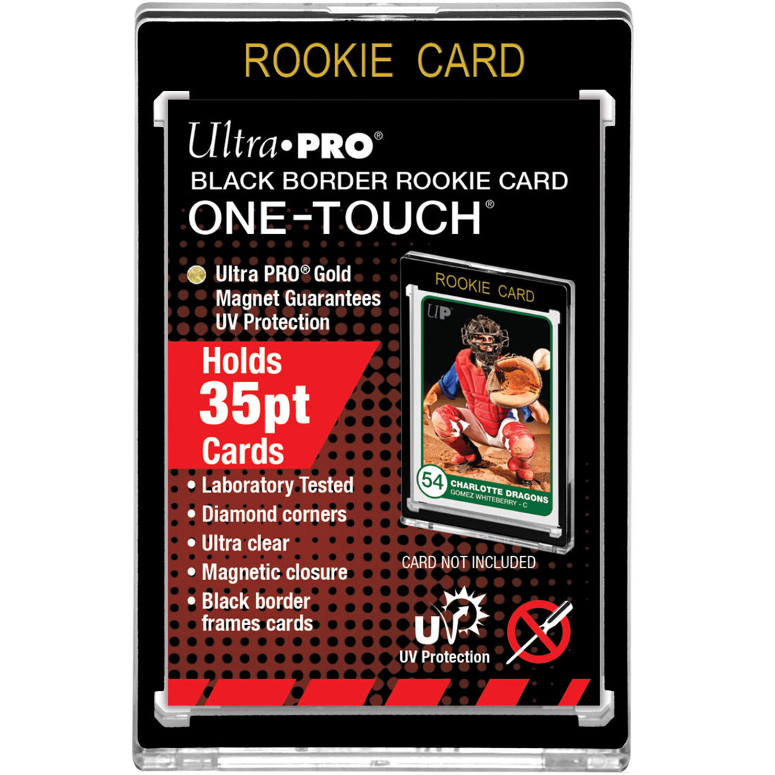 One Touch UV Card Holder With Magnet Closure - 35pt Rookie