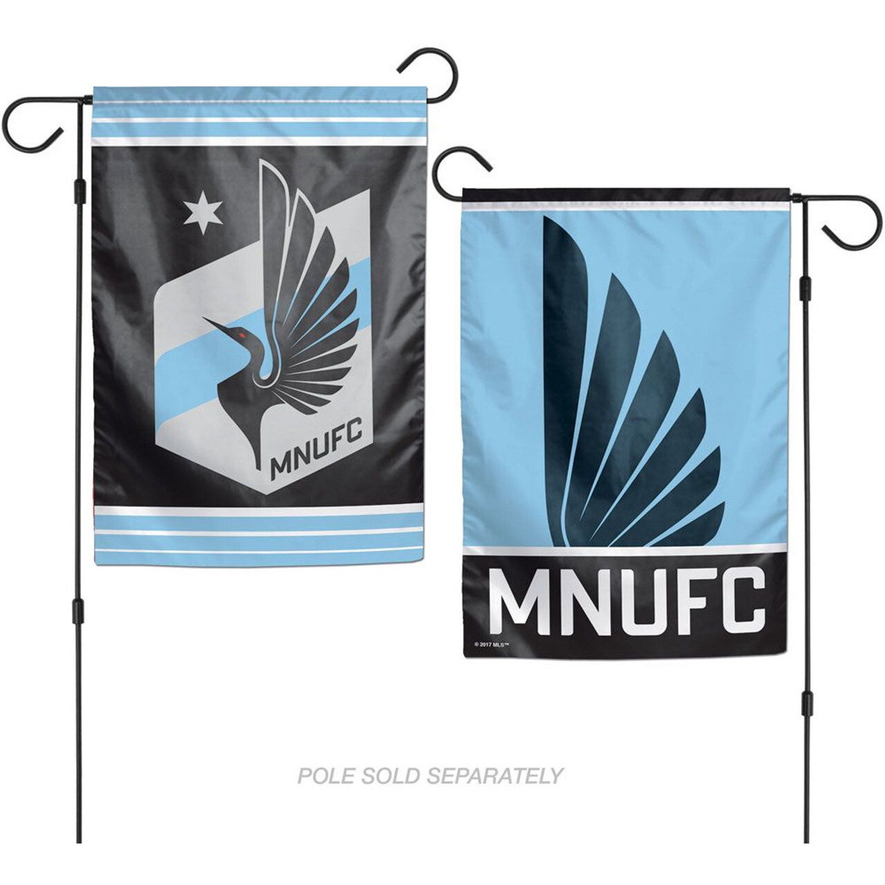 Minnesota United Flag 12x18 Garden Style 2 Sided Special Order