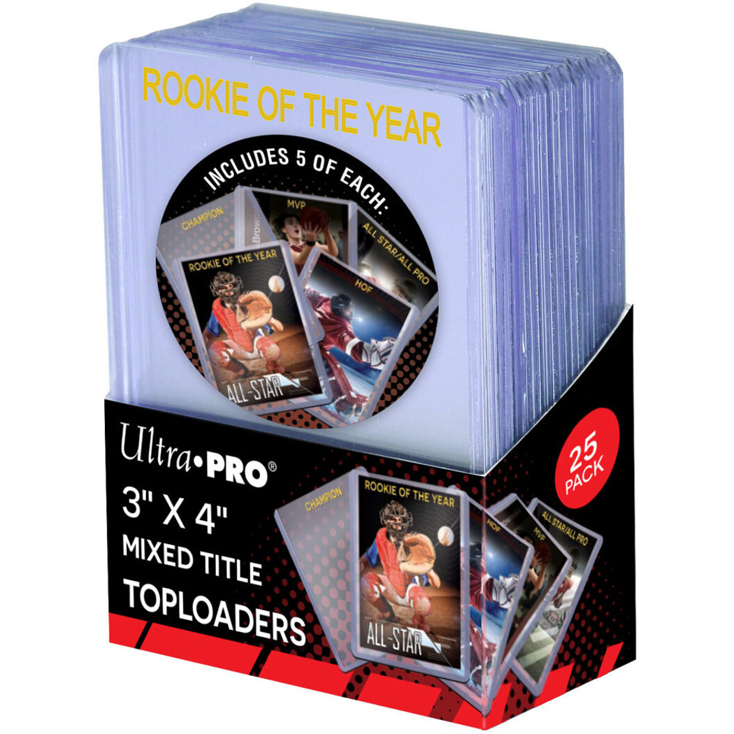 Toploader - 3x4 Mixed Title 25ct
