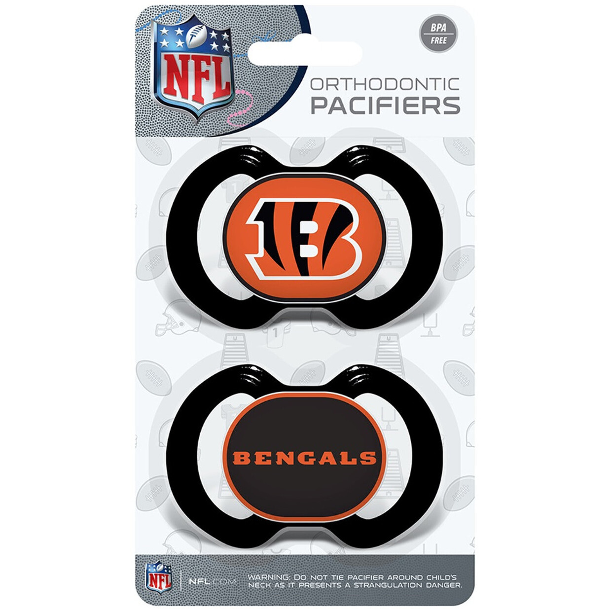 Cincinnati Bengals Pacifier 2 Pack